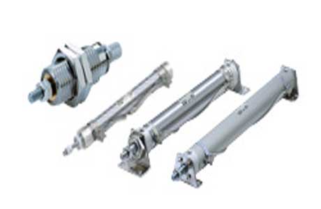 SMC Pneumatic Cylinder: Standard Air Cylinders (Round Type)