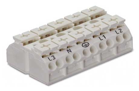 Wago Ground Terminal Block:Chassis-Mount Terminal Strips