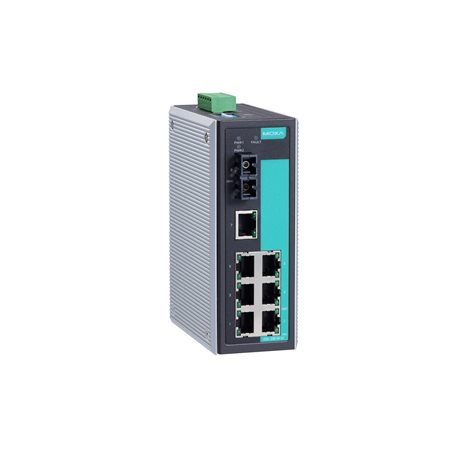 EDS-308 Series | Moxa 8-port Unmanaged Ethernet Switch